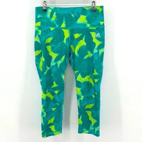 ADIDAS CLIMALITE MID-RISE CAPRI LEGGIN - Picture 1 of 2